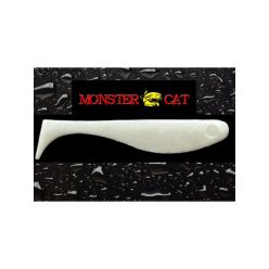   MONSTER CAT BIG RATLLIN csörgős gumihal 15 cm - Gray White 15 cm