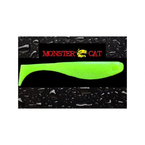 MONSTER CAT BIG RATLLIN csörgős gumihal 15 cm - Grinch Green