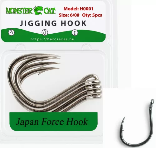 Monster Cat Japan Force Jigging Hook 4/0