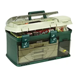 Plano 737002 3 DRAWER BOX GRN/BEIGE W/1-23500