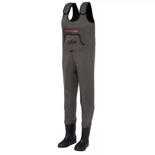 DAM - BREAKPOINT NEOPRENE WADER BOOTFOOT FELT L 42/43-7.5/8 GREY/BLACK