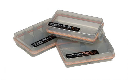 Savage Gear POCKET BOX SMOKE 3PCS KIT 10.5X6.8X2.6CM